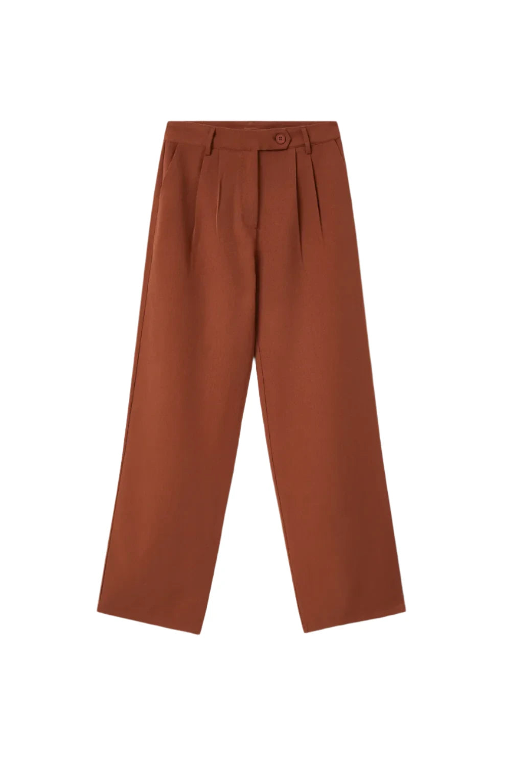 Wild Pony Brown straight Leg Trouser - clever alice