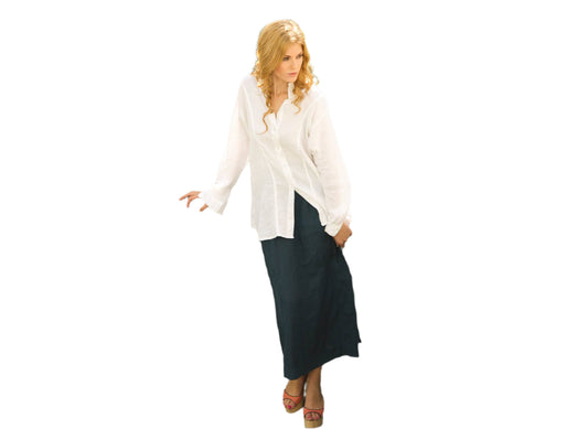 Inizio Linen Long Sleeve Button Down in Multiple Colors