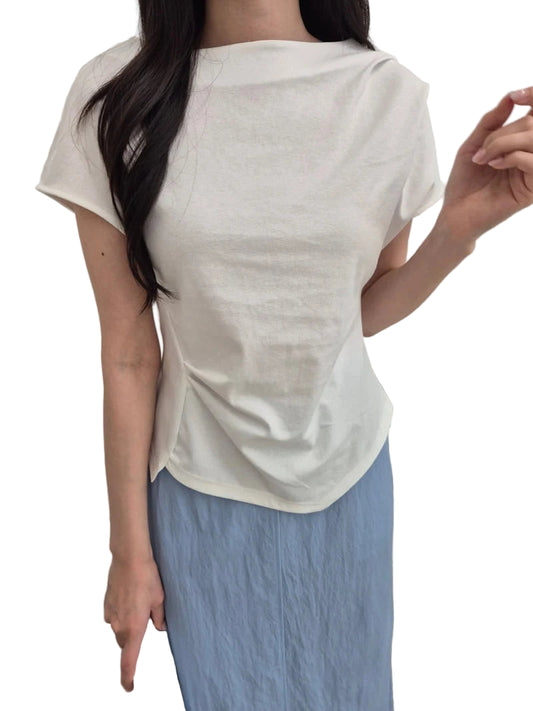 Clever Alice Shirring Tee