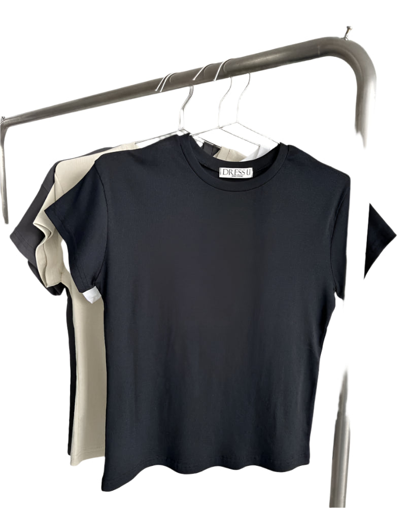 Clever Alice Tencel Ribbed Tee