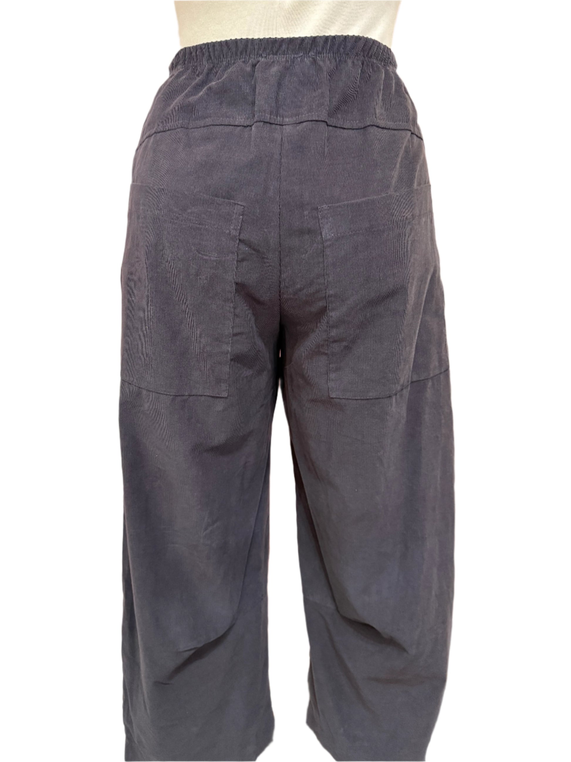 Porto Rimini Pant in Croduroy Shadow - clever alice