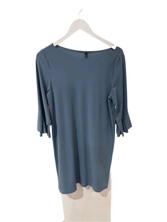 Porto Quarter Sleeve Jet Jersey Dress
