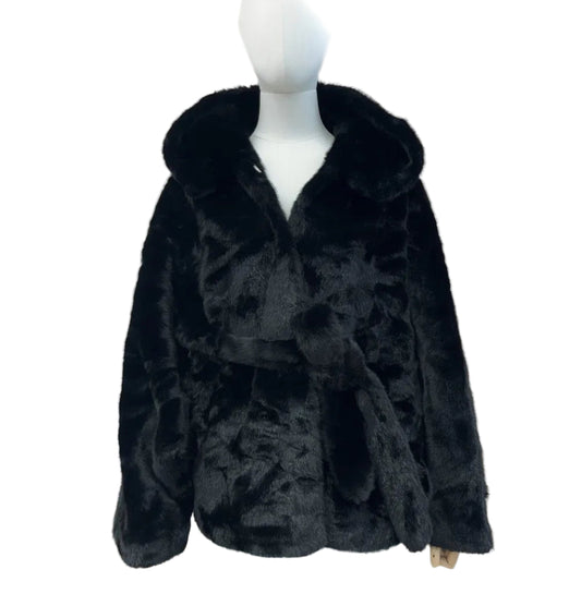 Clever Alice Mid Length Faux Fur Coat
