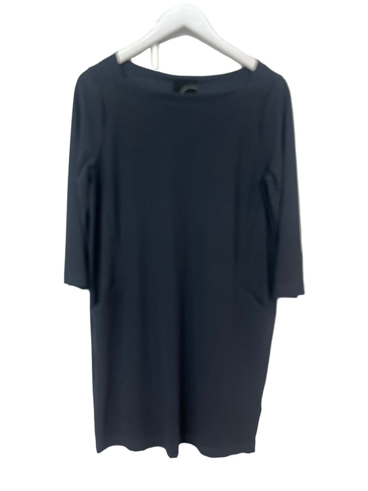 Porto Jet Jersey Dress in Blue/Gray