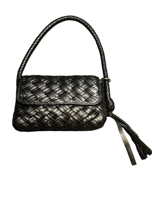 Walter Baker Black Leather Shoulder Bag - clever alice