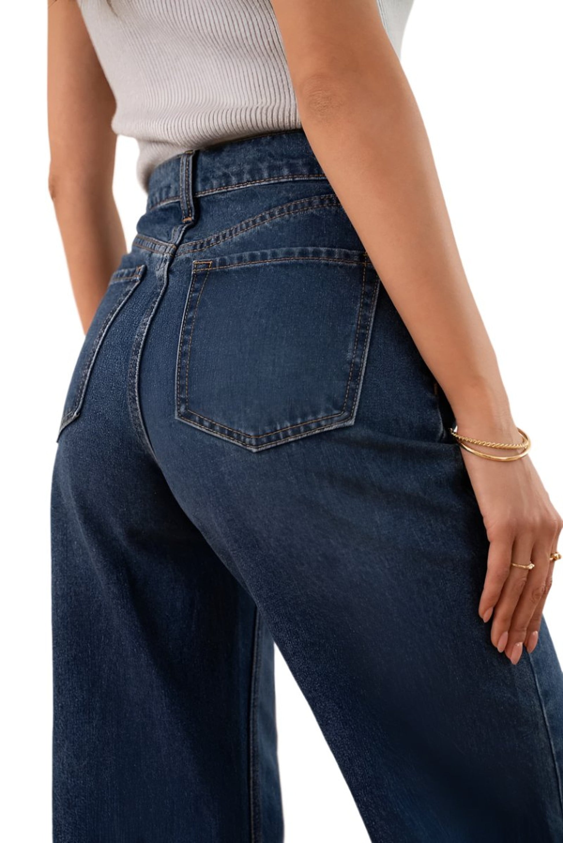 Oraije Paris Capucine Jean in Dark Wash 
