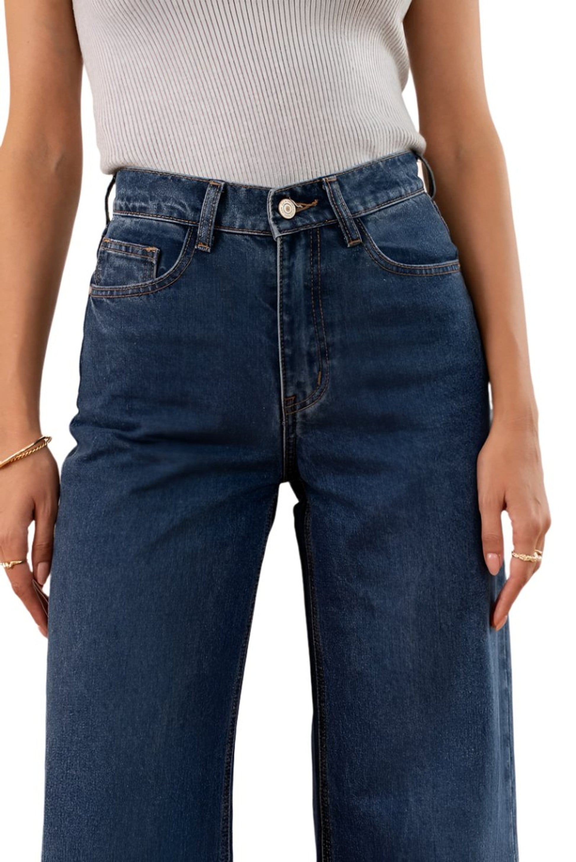 Oraije Paris Capucine Jean in Dark Wash 