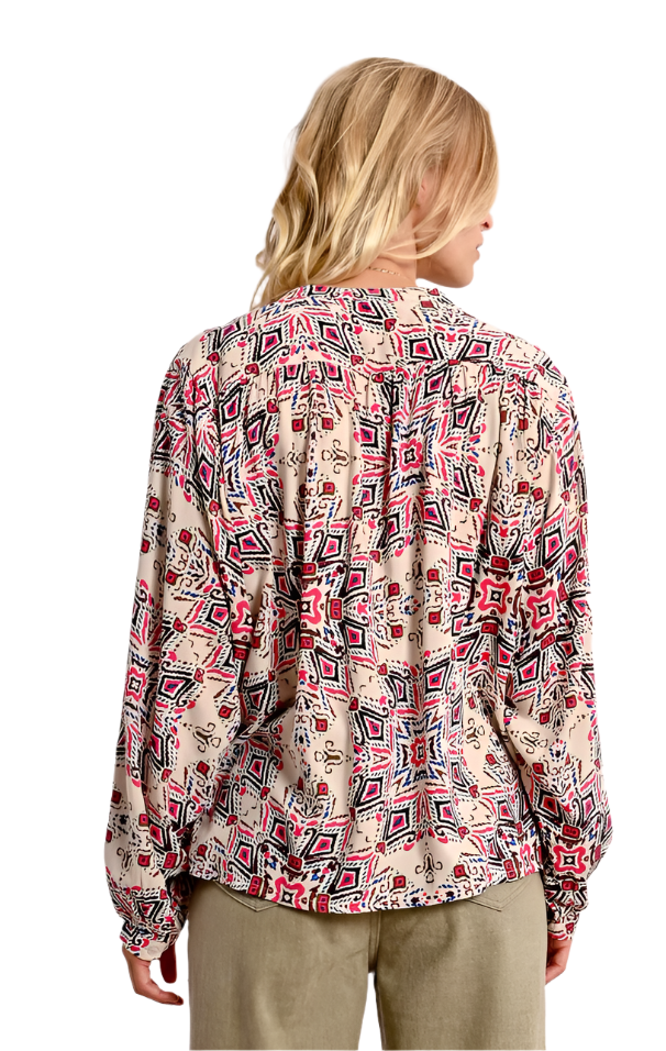 Molly Bracken Oversized Printed Blouse - clever alice