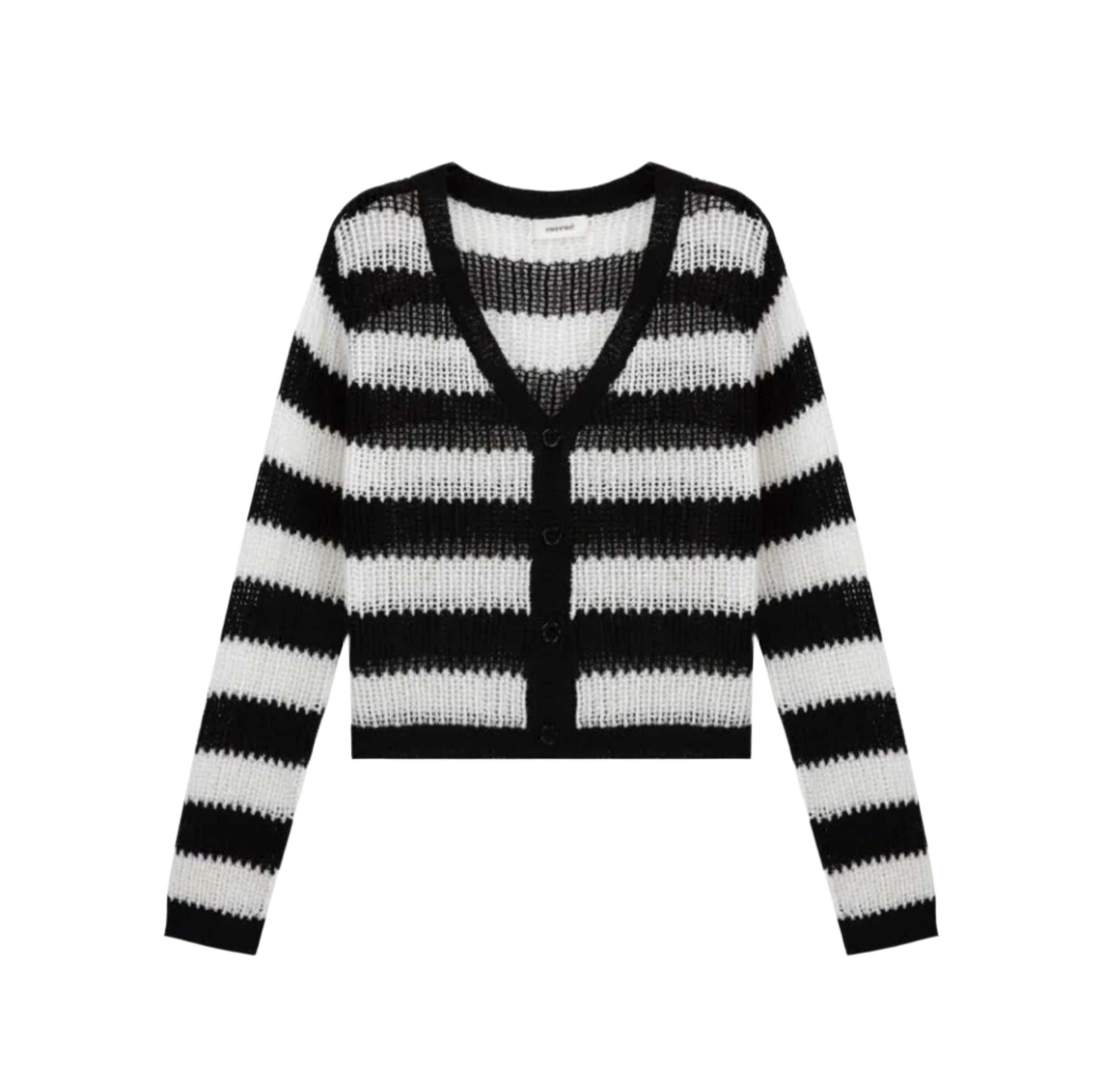 Sweewe Striped Knit Cardigan 
