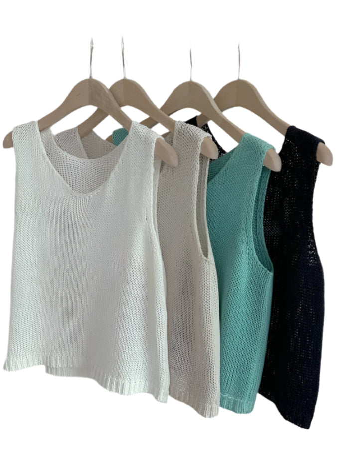 Clever Alice Linen Knit Sleeveless