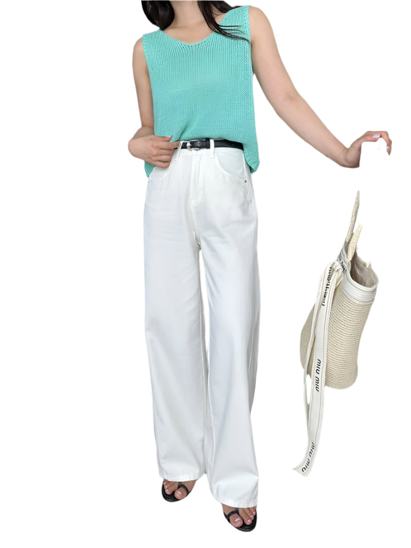 Clever Alice Linen Knit Sleeveless