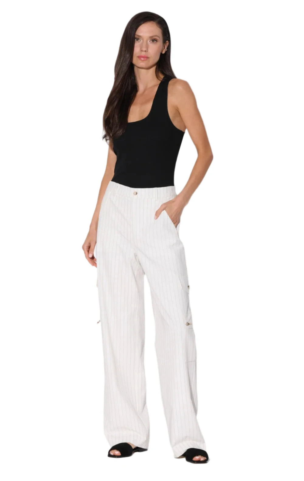 Walter Baker Tommy Pant in Chicago Pin Stripe